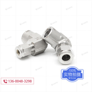 Adaptateur coudé en acier inoxydable 316L By-Lok, raccord à angle droit pour pipeline de gaz - Product Image 2