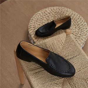 Mocassins pour hommes à bout carré, style Goodyear Welt, à lacets, respirants, légers, antidérapants, pour affaires et décontracté britannique, chaussures basses - Product Image 4