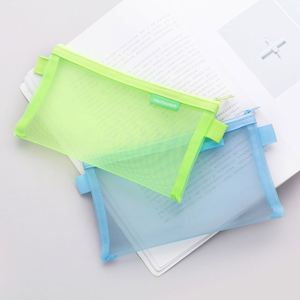 Custom Large Capacity Nylon <b>Clear</b> Pencil <b>Bag</b> Pen Pouch and Mesh <b>Bags</b> for Organization and Portability - Product Image 1