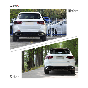 Kit carrosserie GBT Factory Upgrade Facelift pour <span class=keywords><strong>Mercedes</strong></span> Benz <span class=keywords><strong>GLC</strong></span> W253 2020, conversion en modèle <span class=keywords><strong>AMG</strong></span> - Product Image 4