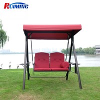 Fauteuil suspendu d'intérieur et d'extérieur avec auvent, transat inclinable 2-3 places, hamac suspendu, balançoire de jardin et de terrasse pour le loisir
