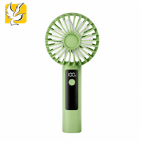 Ventilateur numérique pliable haute puissance 2026 pour l'été, mini-ventilateur électrique portable d'extérieur rechargeable par USB
