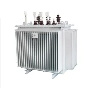 160 Kva Transformator Benam Minyak 11kv 380V 400V 3 Fase 50/60 HZ Tembaga 11 Putaran Lembaran Baja Silikon Distribusi Daya S11 0.38