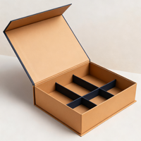 Cadeau de chocolat de luxe personnalisé avec logo, de qualité alimentaire, écologique, en matériaux recyclés, avec lamination magnétique brillante, pour le Ramadan
