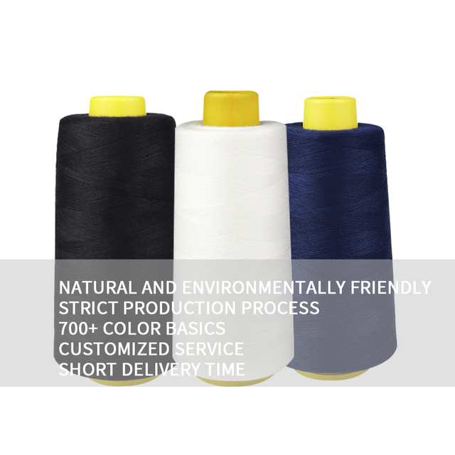 20/2 30/2 40/2 50/2 60/2 Dyed Paper Cone Dye Tube Ring Spun 100% Spun Polyester Yarn for Sewing Thread