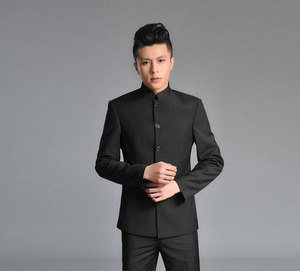 ชุดสูทเข้ารูป3ชิ้น<span class=keywords><strong>คอ</strong></span><span class=keywords><strong>จีน</strong></span>สำหรับผู้ชาย,<span class=keywords><strong>เสื้อ</strong></span>เบลเซอร์ Zhong Shan <span class=keywords><strong>เสื้อ</strong></span>โค้ทกางเกงขายาวเข้ารูปปี S-4XL - Product Image 6
