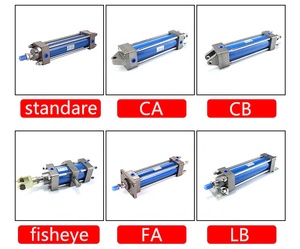 Cylindre hydraulique MOD sur mesure à double effet avec tirants pour chariot élévateur/greue - Product Image 3