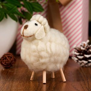 Funny Festival <b>Toys</b> Wool Felted <b>Sheep</b> Handmade - Product Image 5