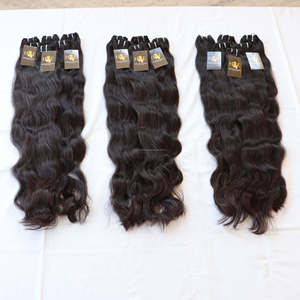 Vison indien, cheveux vierges, vente en gros, cuticules alignées, paquets de tissage de cheveux, non traités, 100 cheveux humains bruts, paquets de cheveux péruviens - Product Image 1