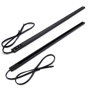 DC12V 24V 2 Drähte Speichert Beleuchtungs stecker Steckdose Schienen zubehör System Waren regale Lichter Power Led Panel Schienen führungs schiene - Product Image 3