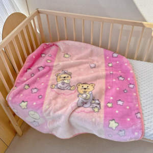 Vente en gros OEM2024 NOUVELLE Arrivée Couvertures pour bébé Sublimation Eskimo Raschel Mink pour bébé - Product Image 4