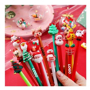 ปากกาเจลลายการ์ตูนคริสต์มาสแบบกำหนดเอง - ปากกาโรลเลอร์บอลแบบใหม่, อุปกรณ์สำนักงานและของขวัญส่งเสริมการขาย - Product Image 1