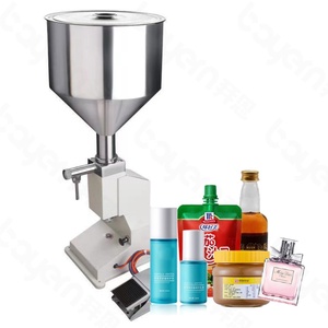 A03 Manual Filler Piston Bottle Perfume Water Cosmetic Cream Oil Honey Paste Liquid Filling Machine for <b>Small</b> Business - Product Image 1