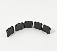 Maillon de montre incurvé en carbure de tungstène, Pièces de bracelet de montre en carbure cémenté en forme de croissant, Composant de montre personnalisé