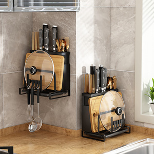 Support mural multifonctionnel pour vaisselle et couteaux, en métal, avec design à fond creux, fourni par un fabricant chinois - Product Image 3