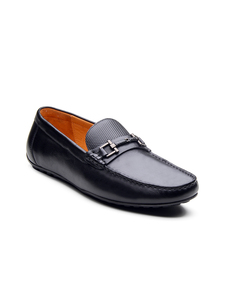 Mocasines de Cuero Genuino para Hombre, Más Vendidos, Punta Redonda, Sin Cordones, Decoración con Hebilla, Suela de Goma, Zapatos Cómodos para Todas las Temporadas - Product Image 5