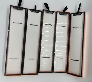 시계 스트랩 가죽 실리콘 금속 시계 밴드 애플 삼성 fitbit 스트랩 용 끈이있는 소매 상자 풀 아웃 유형