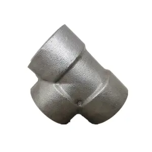 Wholesale Carbon Steel 304 316L Forged Socket Welding Tee SW Pipe Fitting Corrosion Resistance Socket Welding Elbow