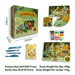 Kit de <span class=keywords><strong>Pâte</strong></span> <span class=keywords><strong>à</strong></span> <span class=keywords><strong>Modeler</strong></span> Auto-Durcissante pour Enfants : Création de Scènes de Dinosaures - <span class=keywords><strong>Pâte</strong></span> <span class=keywords><strong>à</strong></span> <span class=keywords><strong>Modeler</strong></span> DIY pour la Maternelle - Product Image 2