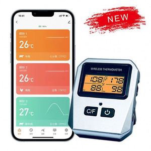 Termómetro Digital Inalámbrico para Carne de Lectura Instantánea, OEM y ODM, Termómetros Inalámbricos para Carne Personalizados - Product Image 4