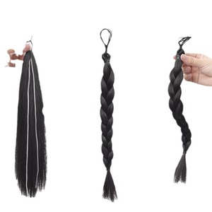 Queue de cheval haute avec tresse torsadée, entièrement tissée à la main, pour toutes les formes de visage et toutes les couleurs de peau - Product Image 2