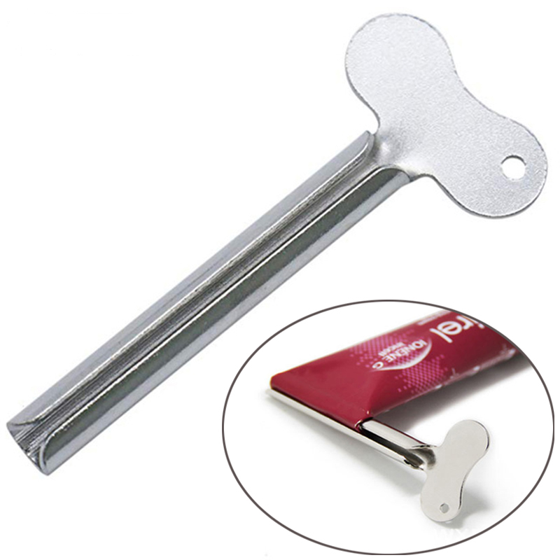 Выжималка для зубной пасты, металлический дозатор для окрашивания волос в ванной комнате, из нержавеющей стали