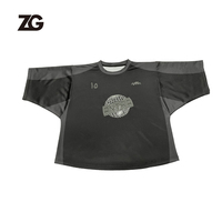 Professionelles Maßgeschneidertes Voll-Sublimations-Lacrosse-Trikot Team Herren Mesh-Lacrosse-Jersey 100% Polyester