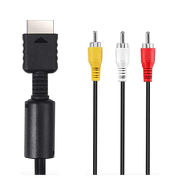 Câble répartiteur AV 1,8 m 1080P pour PS2, pour console de jeu, moniteur TV, rallonge avec gaine en PVC, en promotion directe usine