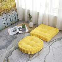 Coussins de siège en velours côtelé pour siège extérieur de couleur unie personnalisable Coussin de siège pour chaise de bureau