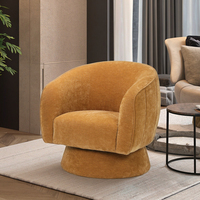 Fauteuil d'appoint en tissu de style moderne pour salon, hôtel, villa et bureau à domicile - Design de loisirs