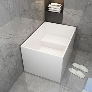 Vente chaude Blanc Pur Acrylique Autoportant Trempage <span class=keywords><strong>Baignoire</strong></span> Design Moderne Massage Drainer Robinet pour Tous Les Groupes D'âge - Product Image 1