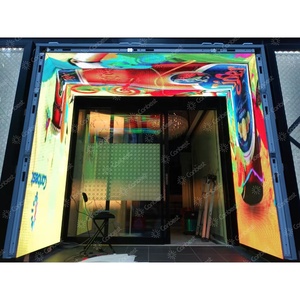 Biển Quảng Cáo Video Kỹ Thuật Số <span class=keywords><strong>Led</strong></span> Góc Cong 90 Độ HD P3.91 Ngoài Trời Bảng Hiệu Hiển Thị Màn Hình Bảng 500*1000Mm Để Quảng Cáo - Product Image 5