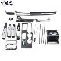 Kit complet de garnitures intérieures en fibre de carbone anti-rayures pour Toyota Camry 9ème génération LHD