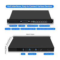 CWWK B660 1U Firewall Appliance Core I3-12100 4x10GbE SFP+ X710 6x2.5GbE I226V LAN DDR4 SSD NVMe OPNsense Network 19'' Rackmount