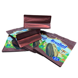 Sacs à collation à fond plat personnalisables, sacs refermables pour biscuits, sacs à fermeture éclair pour l'emballage des noix et des graines - Product Image 6