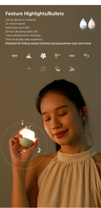 자동 감지 스마트 아기 수면 트레이너 26가지 진정 소리 맞춤형 음악 아기 수면 보조 화이트 노이즈 - Product Image 6