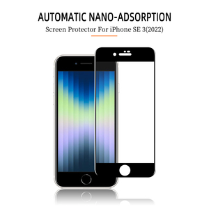 2.5D protecteur d'écran imprimé en soie pour Iphone SE3 Film en verre trempé en aluminium élevé pour iphone SE <span class=keywords><strong>2022</strong></span> - Product Image 4