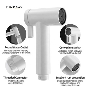 Набор для ванной 2024 PINBAY, белый пластиковый настенный распылитель - Product Image 5