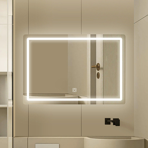 Espelho de Banheiro Retangular Iluminado com Design Moderno e Inteligente LED - Product Image 4