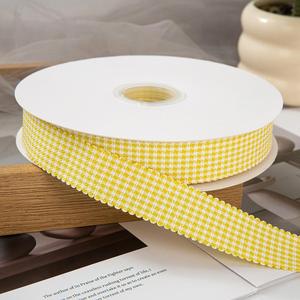 Ruban à pois rétro de haute qualité de 2,5 cm pour la garniture de vêtements, 100 yards/rouleau - Product Image 2