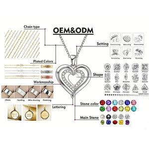 MULA Fábrica de Joyería de Collares Personalizados, Fabricante Profesional, Diseño de Collares DIY, Logotipo, Plata 925, Aleación, Platino, Joyería Chapada en Oro de 18K - Product Image 1