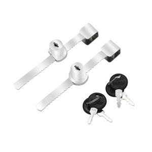 Little Doctor 328 Window Lock Zinc Alloy Minimalist Design For Display Cases Glass Cabinets - Product Image 3