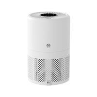Purificateur d'air personnel silencieux avec 3 vitesses de ventilation, veilleuse douce, minuterie d'arrêt automatique et filtre HEPA pour chambre de bébé ou bureau