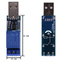 Contrôle du Port série USB 1 canal Module relais 5V 10A CH340 Protection contre les surintensités interrupteur de commande de l'ordinateur maison intelligente