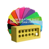 Boîte à outils en éponge Pu personnalisée Epe Eva, forme ronde anti-choc, logo personnalisé, boîte à outils avec insertion de mousse