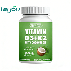 Complément alimentaire en gélules molles personnalisables <span class=keywords><strong>Vitamine</strong></span> D3+K2 Ingrédients naturels Santé osseuse adulte Soutien immunitaire Végétalien Femmes enceintes - Product Image 2
