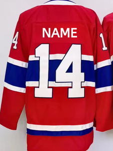 Maillots de hockey sur glace des Canadiens de Montréal 2025-2026 |   Broderie Suzuki 14 Caufield 13 Slafkovsky 	 Nom personnalisable - Product Image 1