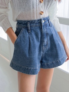 Shorts de Mezclilla Bordados con Bolsillos para Mujer, Venta al Por Mayor de Fábrica, Estilo Dulce y Picante, Suaves y Transpirables, Ajustados - Product Image 4