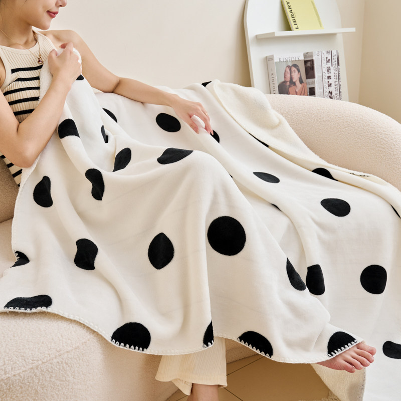 Motif à pois [Couverture douce et délicate, multi-usage]