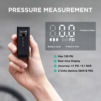 Pompe à air pour vélo miniature automatique intelligente rechargeable, petite pompe à vélo électrique sans fil